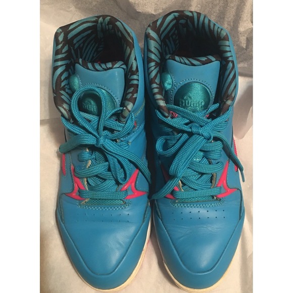 Reebok Shoes - 2013 Reebok Pump Aerobic Hexalite Sneakers Blue/Pink Size7.5 Read Description